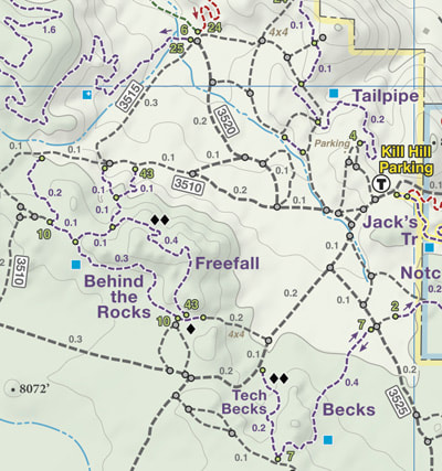 Singletrack Maps Fruita Trail Map